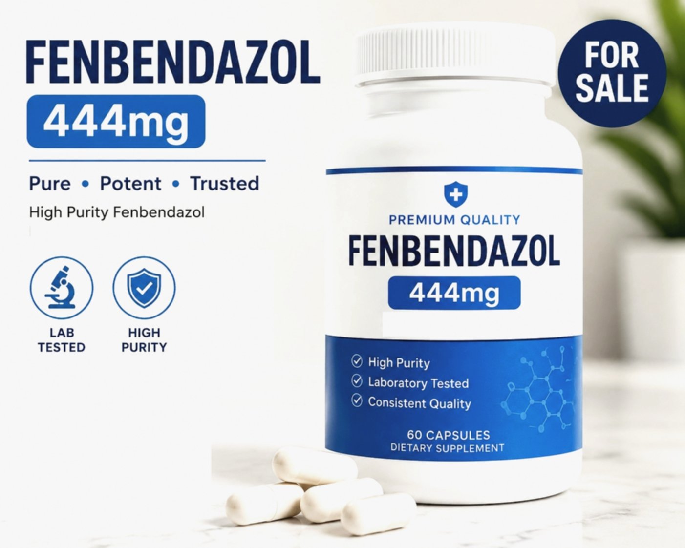 Fenbendazole 444mg